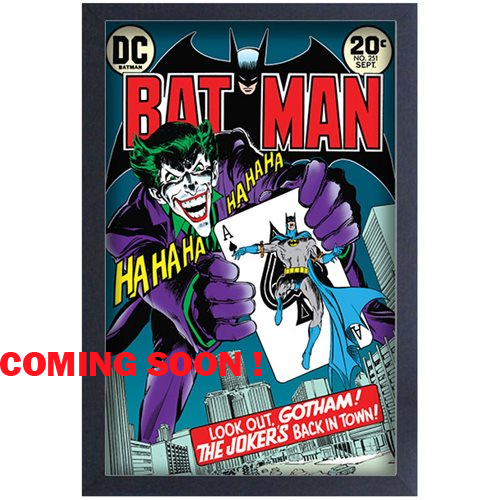 Batman #251 Joker's Back in Town Comic Cover Framed Art Print