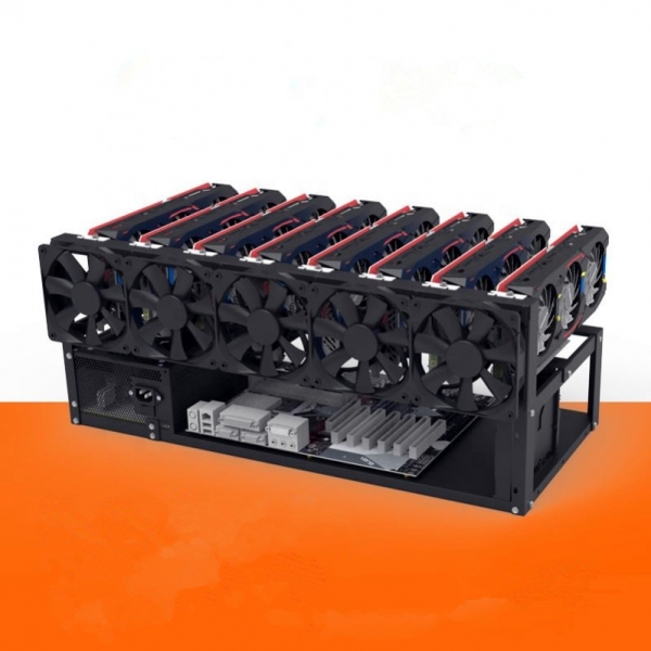 8GPU Open Air Rig Frame Steel 8 GPU Rig Rack